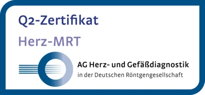 Q2-Siegel Herz-MRT der AG Herz- und Gefäßdiagnostik in der Deutschen Röntgengesellschaft.